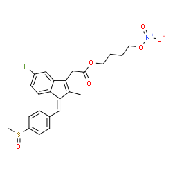ChemSpider 2D Image | nitrosulindac | C24H24FNO6S