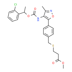ChemSpider 2D Image | Ki16198 | C24H25ClN2O5S