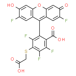 ChemSpider 2D Image | OG-514 dye | C22H9F5O7S