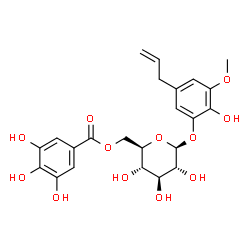 ChemSpider 2D Image | PIMENTOL | C23H26O12