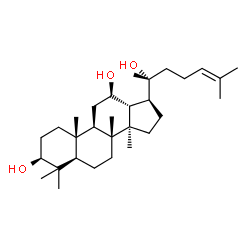 ChemSpider 2D Image | Protopanaxadiol | C30H52O3