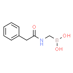 ChemSpider 2D Image | phenylacetamidomethyl boronic acid | C9H12BNO3