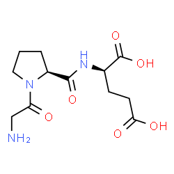 ChemSpider 2D Image | Glycyl-L-prolyl-D-glutamic acid | C12H19N3O6