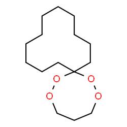 ChemSpider 2D Image | 1,2,6,7-tetraoxaspiro(7.11)nonadecane | C15H28O4