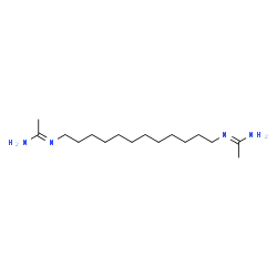 ChemSpider 2D Image | N,N'-dodecane-1,12-diyldiethanimidamide | C16H34N4