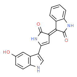 ChemSpider 2D Image | violacein | C20H13N3O3