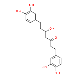 ChemSpider 2D Image | (5S)-1,7-Bis(3,4-dihydroxyphenyl)-5-hydroxy-3-heptanone | C19H22O6