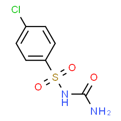 ChemSpider 2D Image | 4-chlorobenzenesulfonylurea | C7H7ClN2O3S