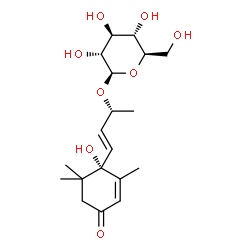 ChemSpider 2D Image | Roseoside I | C19H30O8