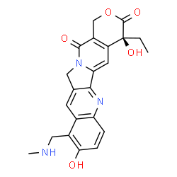 ChemSpider 2D Image | N-DESMETHYL TOPOTECAN | C22H21N3O5