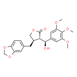 ChemSpider 2D Image | podorhizol | C22H24O8
