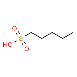 ChemSpider 2D Image | 1-Pentanesulfonic acid | C5H12O3S