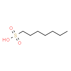 ChemSpider 2D Image | 1-Heptanesulfonic acid | C7H16O3S