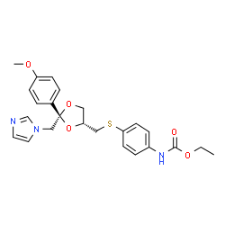 ChemSpider 2D Image | Erbulozole | C24H27N3O5S