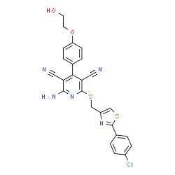 ChemSpider 2D Image | Capadenoson | C25H18ClN5O2S2