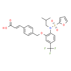 ChemSpider 2D Image | ONO-8713 | C25H24F3NO6S