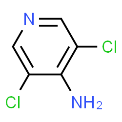 ChemSpider 2D Image | 3,5-dichlorpyridin-4-amin | C5H4Cl2N2