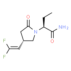 ChemSpider 2D Image | Seletracetam | C10H14F2N2O2