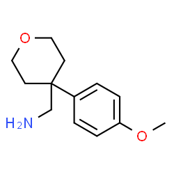 ChemSpider 2D Image | (4-(4-methoxyphenyl)tetrahydro-2H-pyran-4-yl)methanamine | C13H19NO2