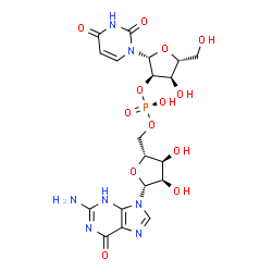 ChemSpider 2D Image | URIDYLYL-2'-5'-PHOSPHO-GUANOSINE | C19H24N7O13P