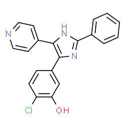 ChemSpider 2D Image | L779450 | C20H14ClN3O