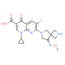 ChemSpider 2D Image | zabofloxacin | C19H20FN5O4