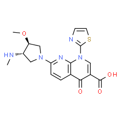 ChemSpider 2D Image | Vosaroxin | C18H19N5O4S