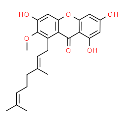 ChemSpider 2D Image | rubraxanthone | C24H26O6