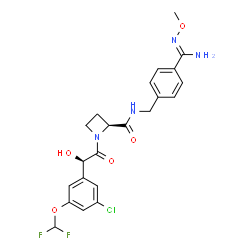 ChemSpider 2D Image | Atecegatran metoxil | C22H23ClF2N4O5