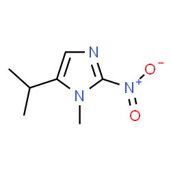 ChemSpider 2D Image | 5-Isopropyl-1-methyl-2-nitro-1H-imidazole | C7H11N3O2