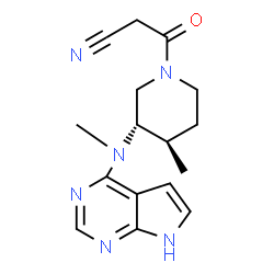 ChemSpider 2D Image | (3s,4r)-Tofacitinib | C16H20N6O