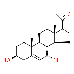 ChemSpider 2D Image | 7alpha-Hydroxypregnenolone | C21H32O3