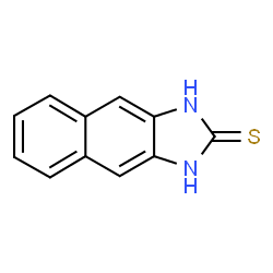 ChemSpider 2D Image | 2-mercaptonaphth(2,3)imidazole | C11H8N2S