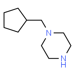 ChemSpider 2D Image | 1-(Cyclopentylmethyl)piperazine | C10H20N2