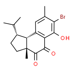ChemSpider 2D Image | (−)-Hamigeran B | C18H21BrO3