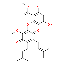 ChemSpider 2D Image | atrovirinone | C25H28O8