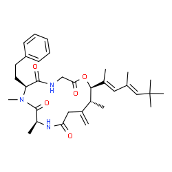 ChemSpider 2D Image | Antillatoxin B | C33H47N3O5