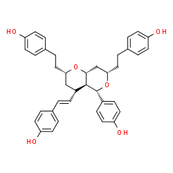 ChemSpider 2D Image | (−)-Blepharocalyxin D | C38H40O6