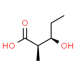 ChemSpider 2D Image | (2R,3R)-3-hydroxy-2-methyl-pentanoic acid | C6H12O3