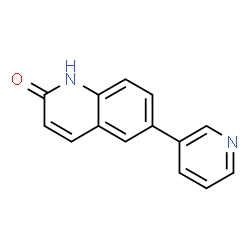 ChemSpider 2D Image | 6-(pyridin-3-yl)quinolin-2-ol | C14H10N2O