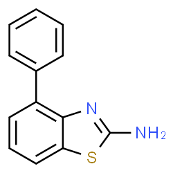 ChemSpider 2D Image | 4-Phenyl-1,3-benzothiazol-2-amine | C13H10N2S