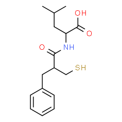 ChemSpider 2D Image | N-(2-Benzyl-3-sulfanylpropanoyl)leucine | C16H23NO3S