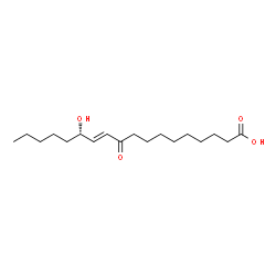 ChemSpider 2D Image | (11E,13S)-13-Hydroxy-10-oxo-11-octadecenoic acid | C18H32O4