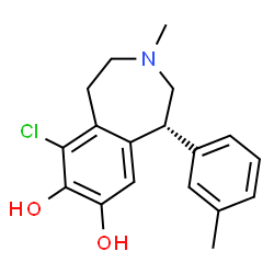 ChemSpider 2D Image | (R)-skf-83959 | C18H20ClNO2