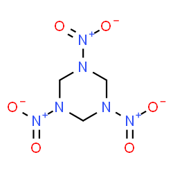 ChemSpider 2D Image | Cyclotrimethylenetrinitramine | C3H6N6O6