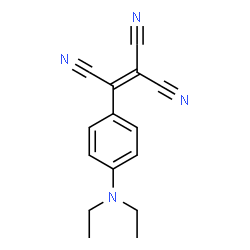 ChemSpider 2D Image | 4-tricyanovinyl-n,n-diethylaniline | C15H14N4