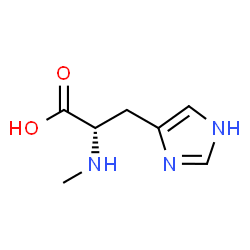 ChemSpider 2D Image | N-Methyl-L-histidine | C7H11N3O2