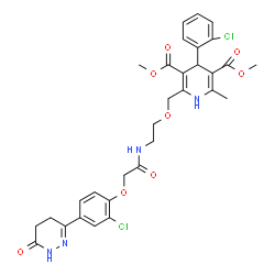 ChemSpider 2D Image | ATI-22-107 | C31H32Cl2N4O8