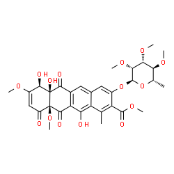ChemSpider 2D Image | Elloramycin A | C32H36O15
