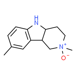 ChemSpider 2D Image | 2,8-Dimethyl-2,3,4,4a,5,9b-hexahydro-1H-pyrido[4,3-b]indole 2-oxide | C13H18N2O
